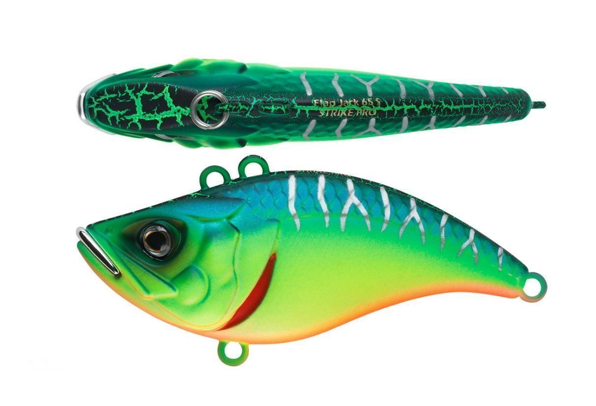 Воблер Strike Pro Flap Jack 40 A223S-RP Pearl Mat Tiger 6 гр   EG-128A#A223S-RP — крупный план
	                                    1