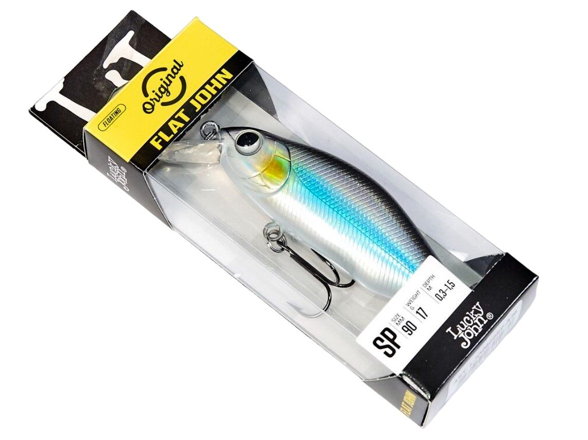 Воблер Lucky John Flat John 90SP A26 17 гр Original  LJO0909SP-A26 — крупный план
	                                    2