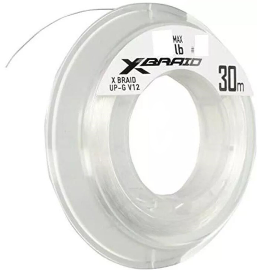 Флюорокарбон YGK X-Braid UP-G Leader V12 Hard 30 м  PE #7.0 — крупный план
	                                    1