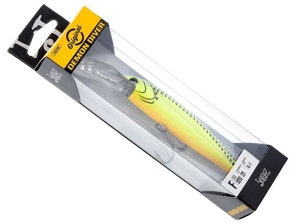 Воблер Lucky John Demon Diver 120F 012 21 гр Original  LJO0212F-012 — крупный план
	                                    2
