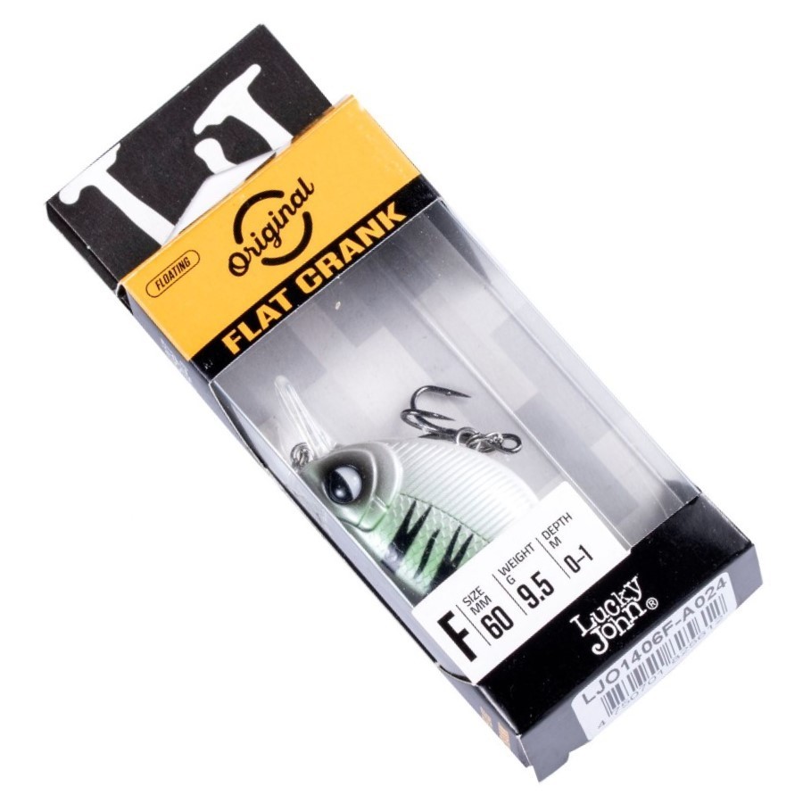 Воблер Lucky John Flat Crank 60F A024 9,5 гр Original  LJO1406F-A024 — крупный план
	                                    2