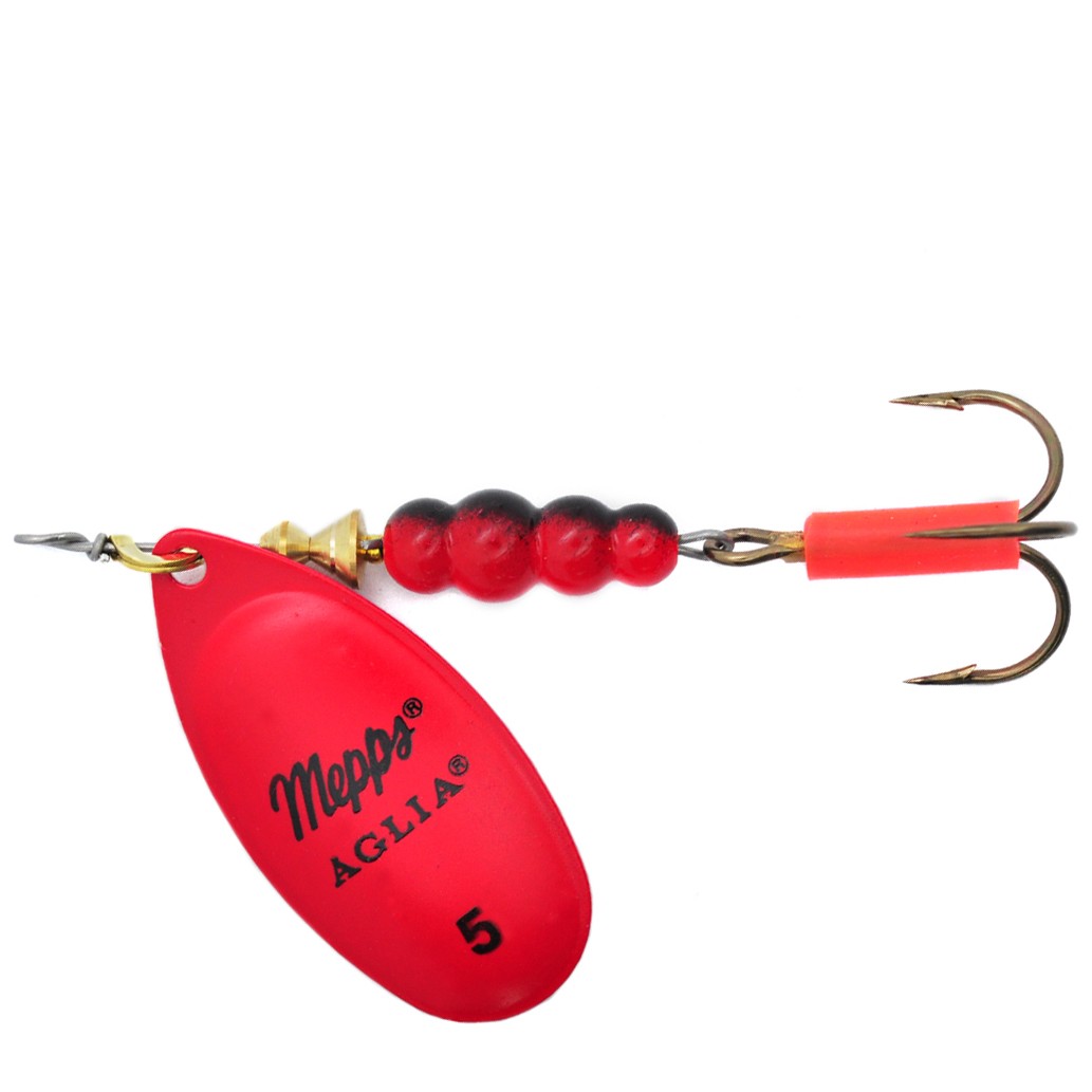 Вращающаяся Блесна Mepps Aglia Fluo №5 13 гр Rouge   af-5-r — характеристики,
	                                    особенности конструкции