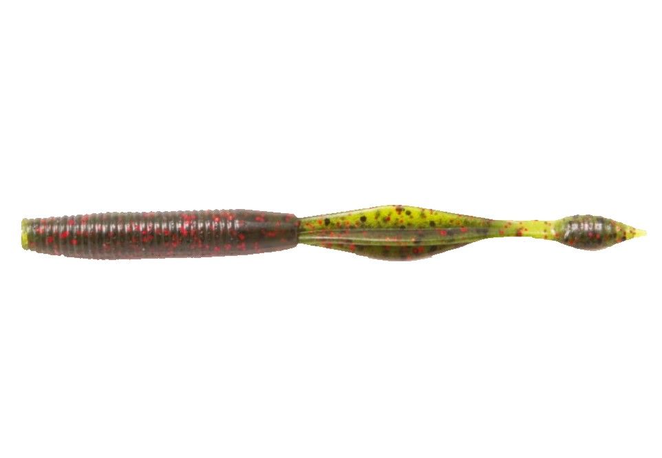 Силиконовая приманка Fish Arrow Candle Tail 4 101 мм 8 шт 208-WM/Black Red   FACT4208 — характеристики,  особенности конструкции
