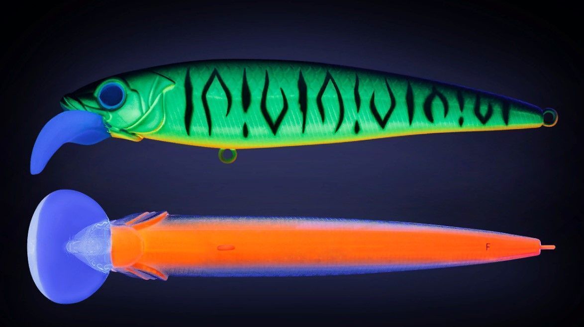 Воблер Strike Pro Beakster 110 GC01S Mat Tiger 13,7 гр   EG-124C#GC01S — крупный план
	                                    1