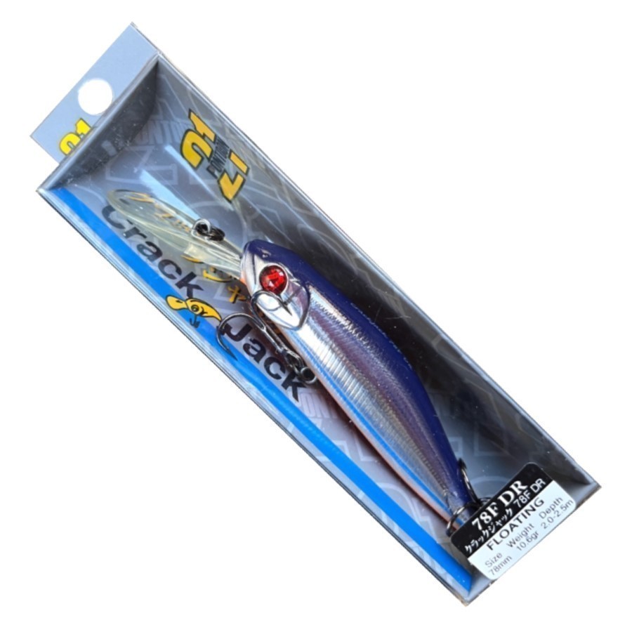 Воблер Pontoon 21 CrackJack 78F-DR 051 Metallic HG Silver&Black OB RE 10,6 гр   P21-CRJ-78F-DR-051 — крупный план
	                                    2