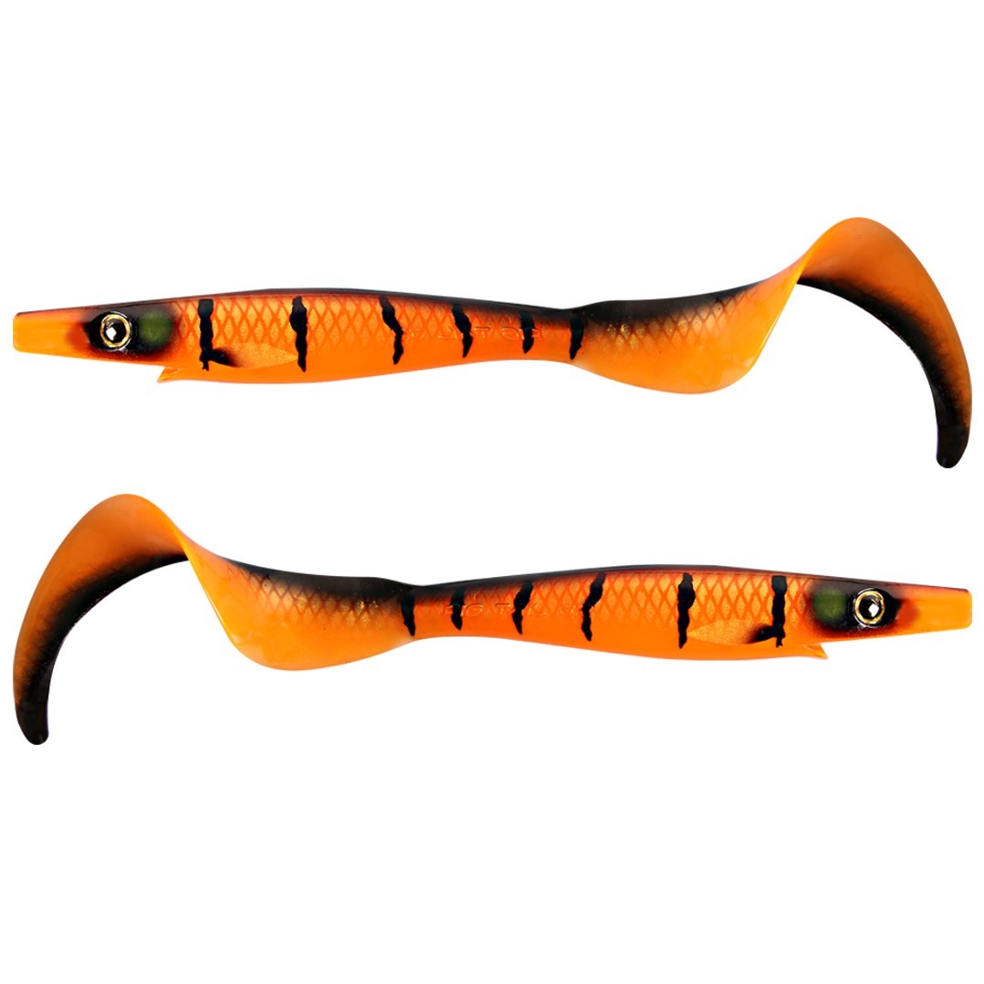 Силиконовая приманка Strike Pro Pig Tail Junior 230 мм 2 шт Tiger Pike   SP-172R#151 — характеристики,  особенности конструкции
