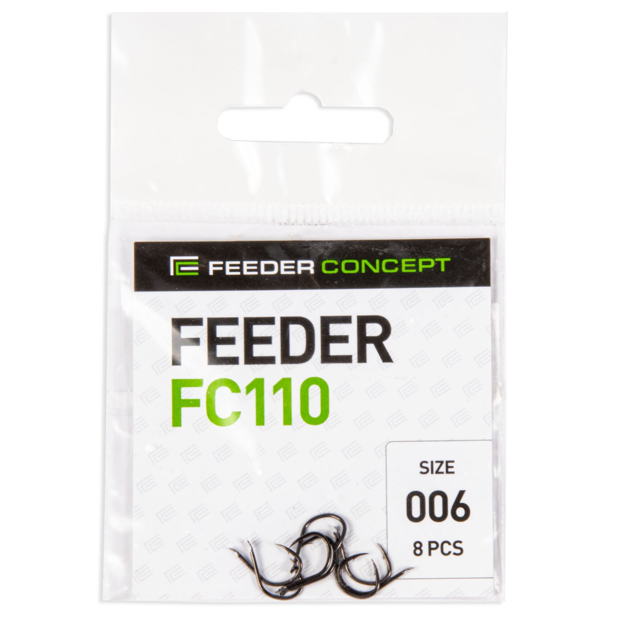 Крючок Одинарный Feeder Concept Feeder FC110 №6 8 шт    FC110-006 — крупный план
	                                    2