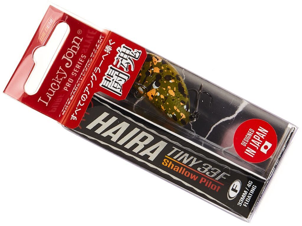 Воблер Lucky John Haira Tiny 33F Shallow Pilot 504 4 гр Pro Series  HAT33F-504 — крупный план
	                                    2