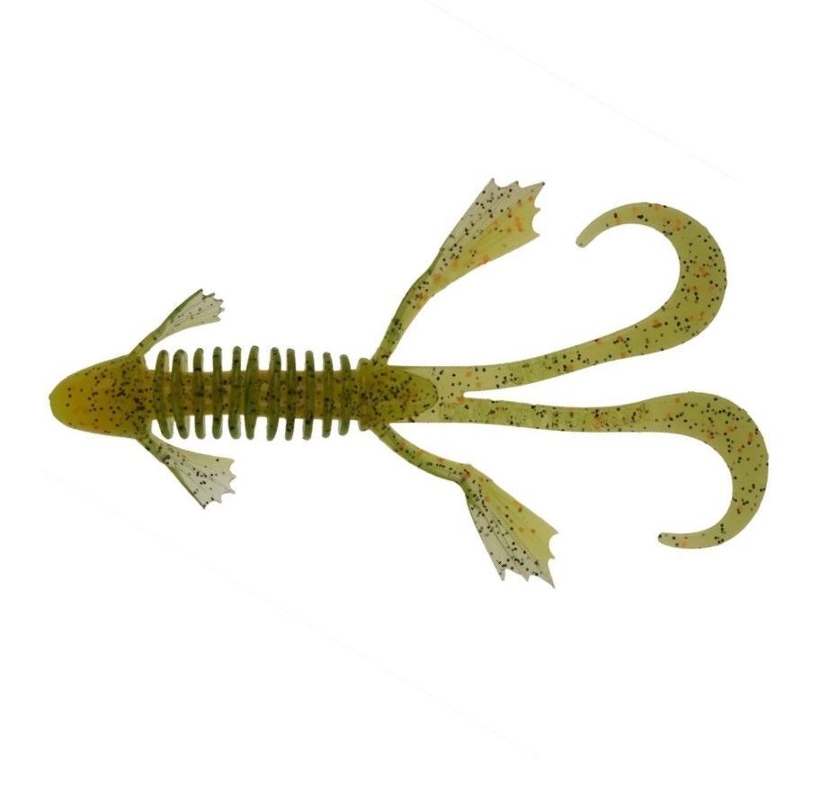 Силиконовая приманка Jig It Donkey Frog 3.8 96 мм 6 шт 001 Pearl green   JIDF96001S — характеристики,
	                                    особенности конструкции