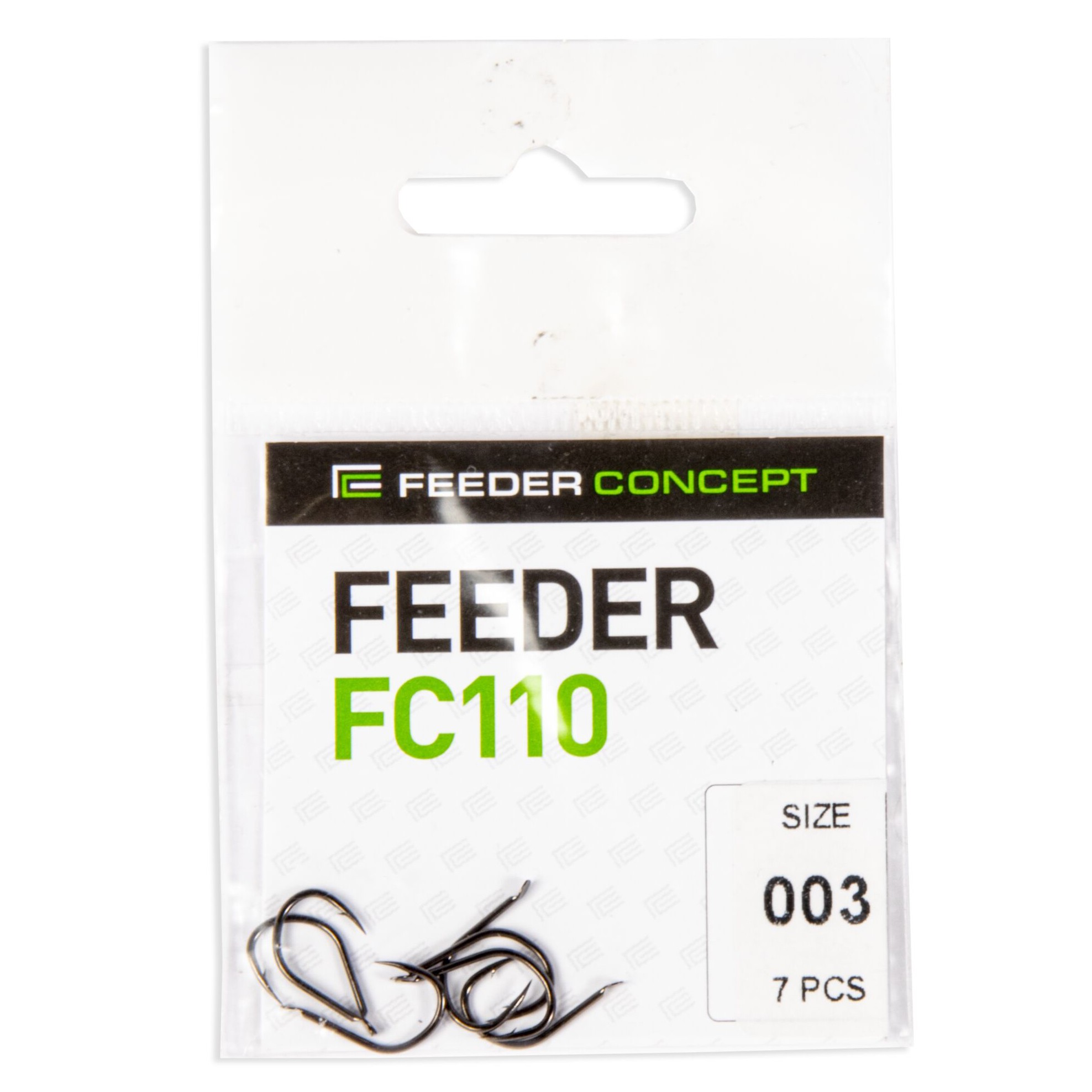 Крючок Одинарный Feeder Concept Feeder FC110 №3 7 шт    FC110-003 — крупный план
	                                    1