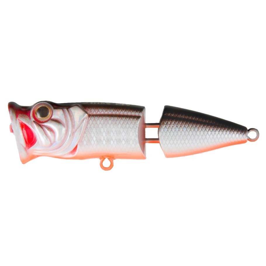 Воблер Strike Pro Pike Pop Joint 75 A70-713 Black Silver OB 11 гр   SH-002CJ#A70-713 — характеристики,
	                                    особенности конструкции