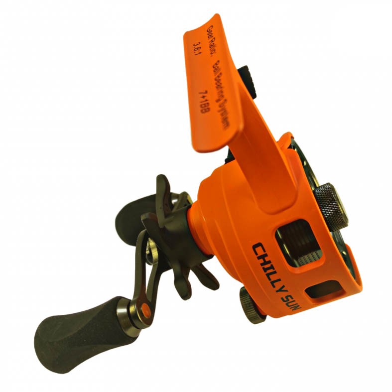 Катушка Jig It Team Dubna Chilly Sun  Левая   JIR-CS-L — крупный план
	                                    2