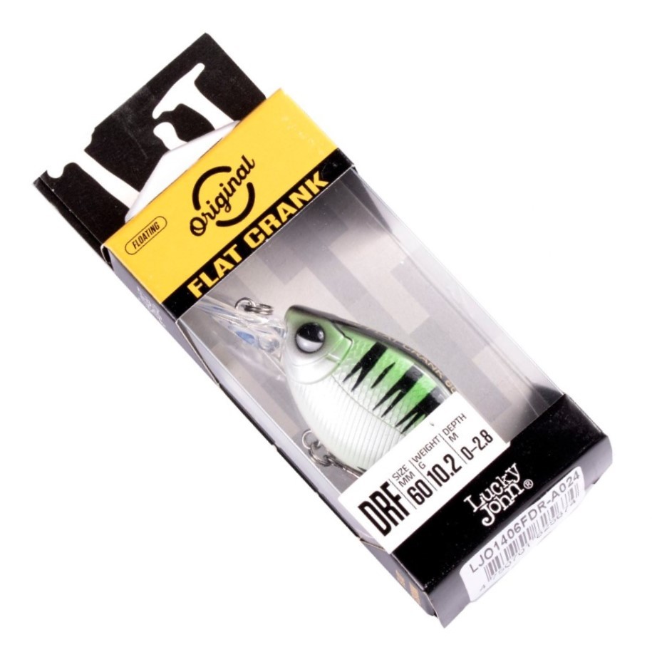 Воблер Lucky John Flat Crank DR 60F A024 10,2 гр Original  LJO1406FDR-A024 — крупный план
	                                    2