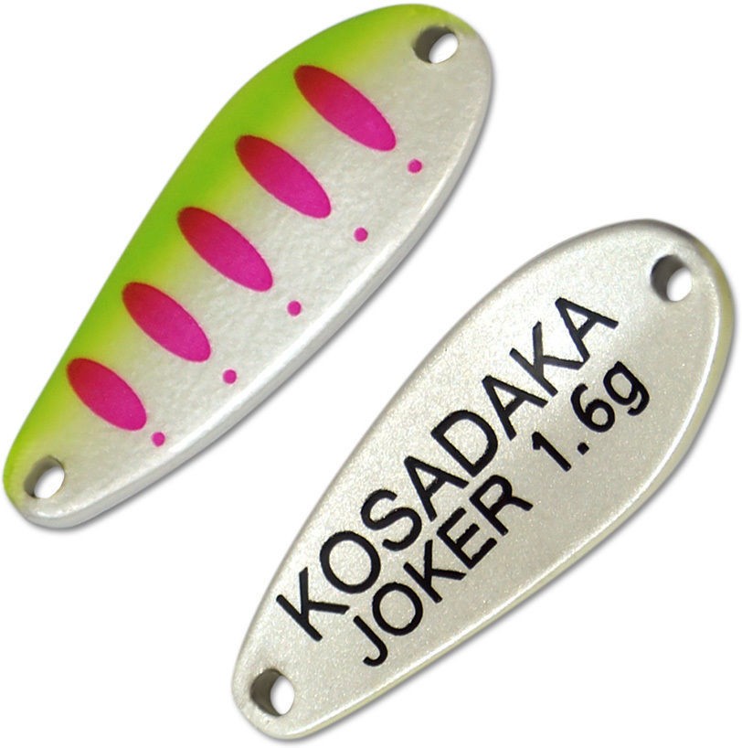 Колеблющаяся Блесна Kosadaka Trout Police Joker 1,6 гр 25 мм Ak56   Tl-Jk-Ak56 — характеристики,
	                                    особенности конструкции