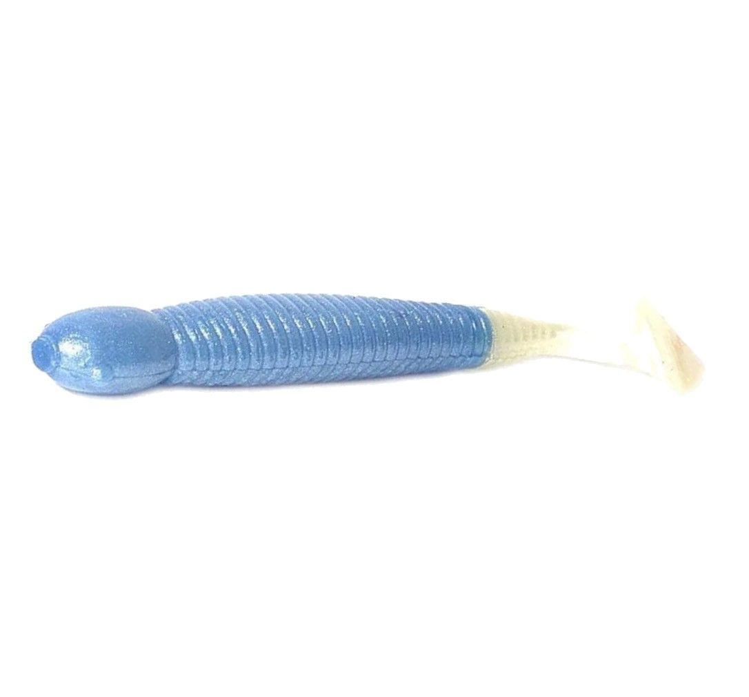 Силиконовая приманка B Fish&Tackle PaddleTail 3.25 82 мм 12 шт Ice Blue Pearl Tail   BFTCPT-404 — характеристики,
	                                    особенности конструкции