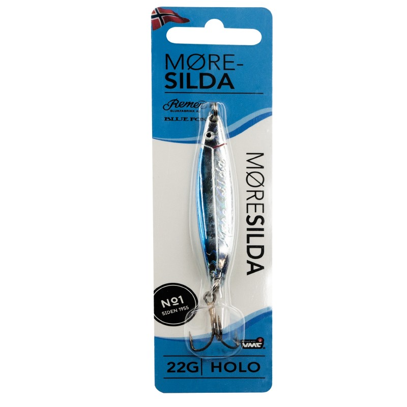 Колеблющаяся Блесна Blue Fox Moresilda Holographic 22 22 гр 75 мм 05 Silver Blue   MSH22H-05 — крупный план
	                                    1