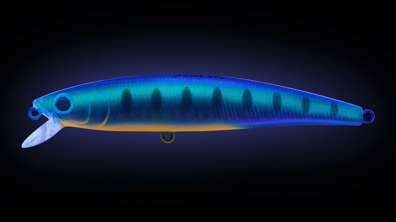 Воблер Strike Pro Arc Minnow 75SP A150-713 UV Blue Silver OB 5,5 гр   JL-119-SP#A150-713 — крупный план
	                                    1