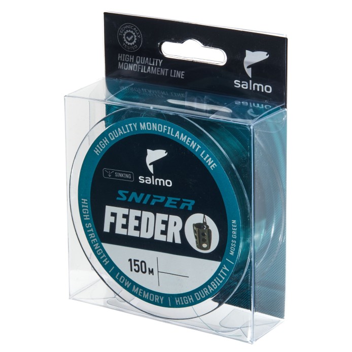 Леска монофильная Salmo Sniper Feeder 150 м 0,26 мм Moss Green   4020-026 — характеристики,
	                                    особенности конструкции
