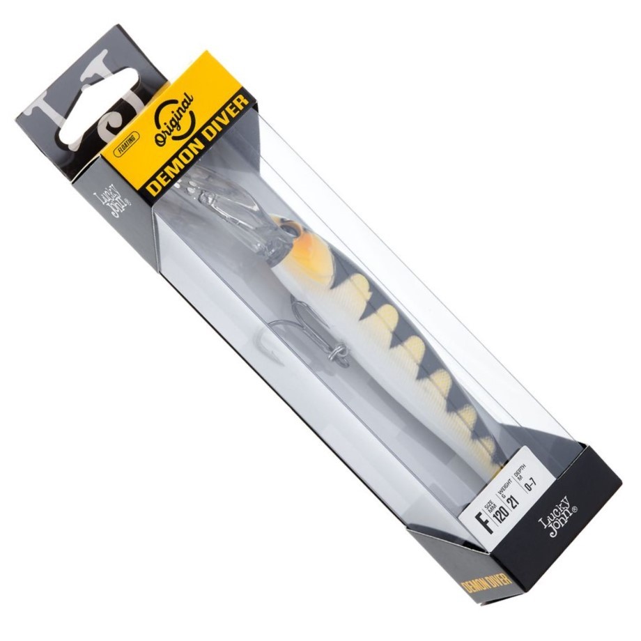 Воблер Lucky John Demon Diver 120F 005 21 гр Original  LJO0212F-005 — крупный план
	                                    2