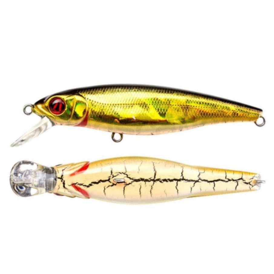 Воблер Pontoon 21 Greedy Guts 111SP-SR 402 CB Crash HG Black&Gold 20,1 гр   P21-GGT-111SP-SR-402 — крупный план
	                                    1