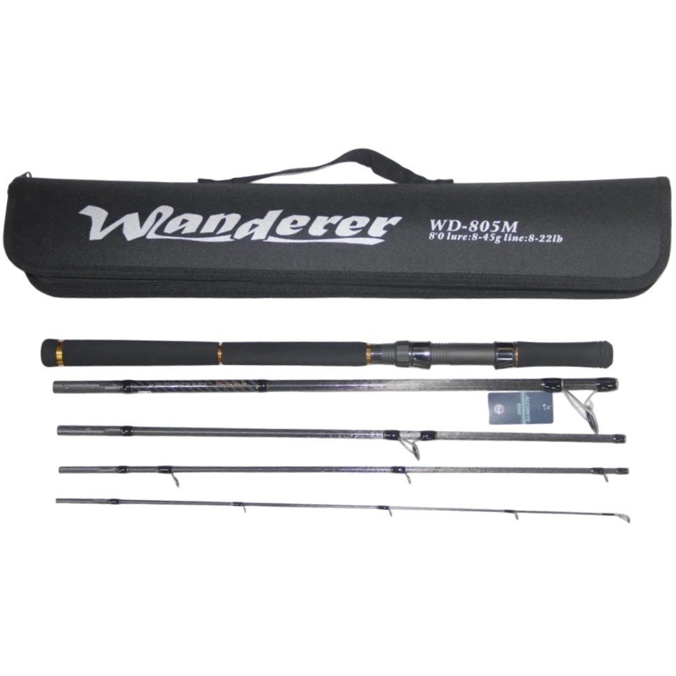 Спиннинг Hearty Rise Wanderer 805M 240 см 8 - 45 гр    WD-805M — характеристики,  особенности конструкции