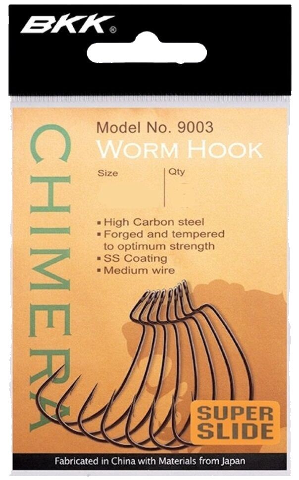 Крючок Офсетный BKK Chimera 9003 №1 8 шт    A-EW-9312 — крупный план
	                                    1