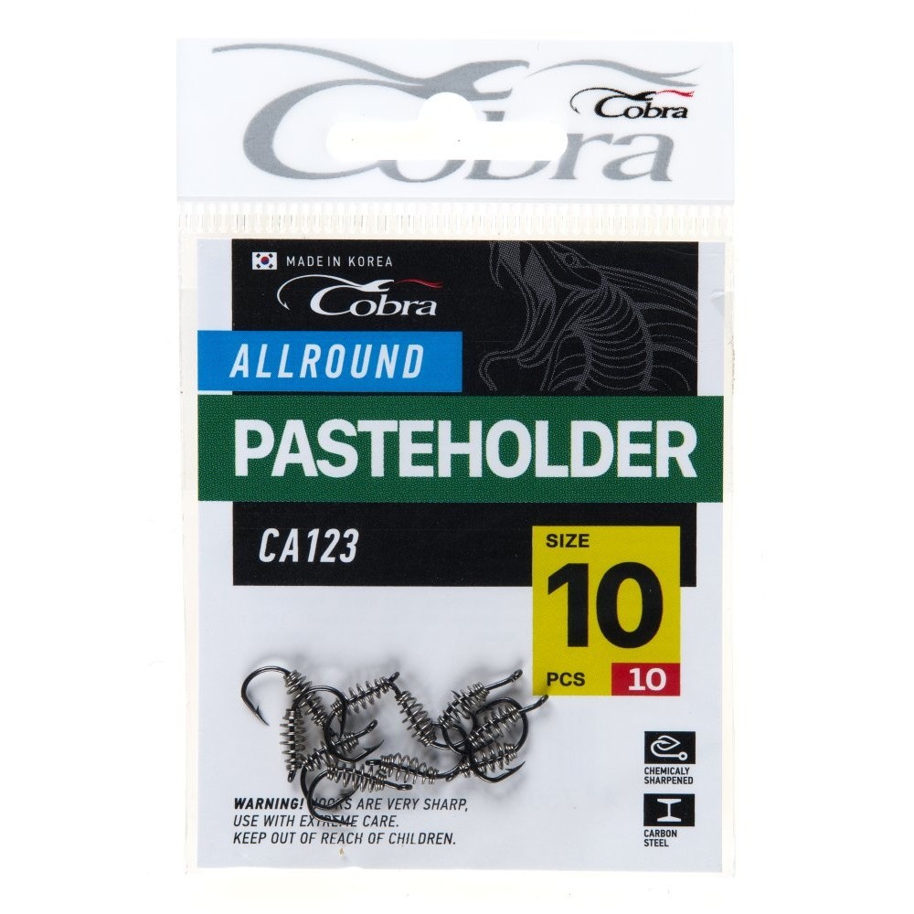 Крючок Одинарный Cobra Allround Pasteholder CA123 №10 10 шт    CA123-010 — крупный план
	                                    4