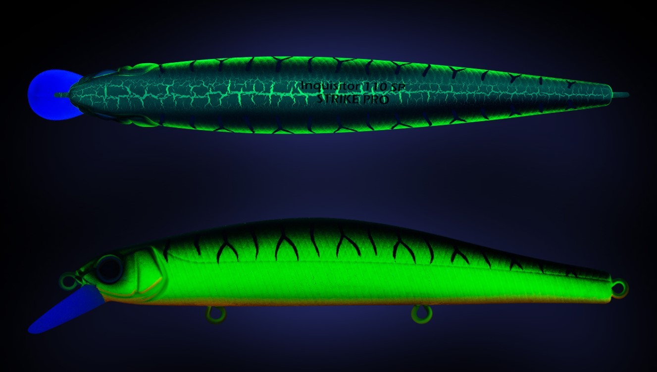 Воблер Strike Pro Inquisitor 130SP A223S-RP Pearl Mat Tiger 26,5 гр   EG-193C-SP#A223S-RP — крупный план
	                                    2