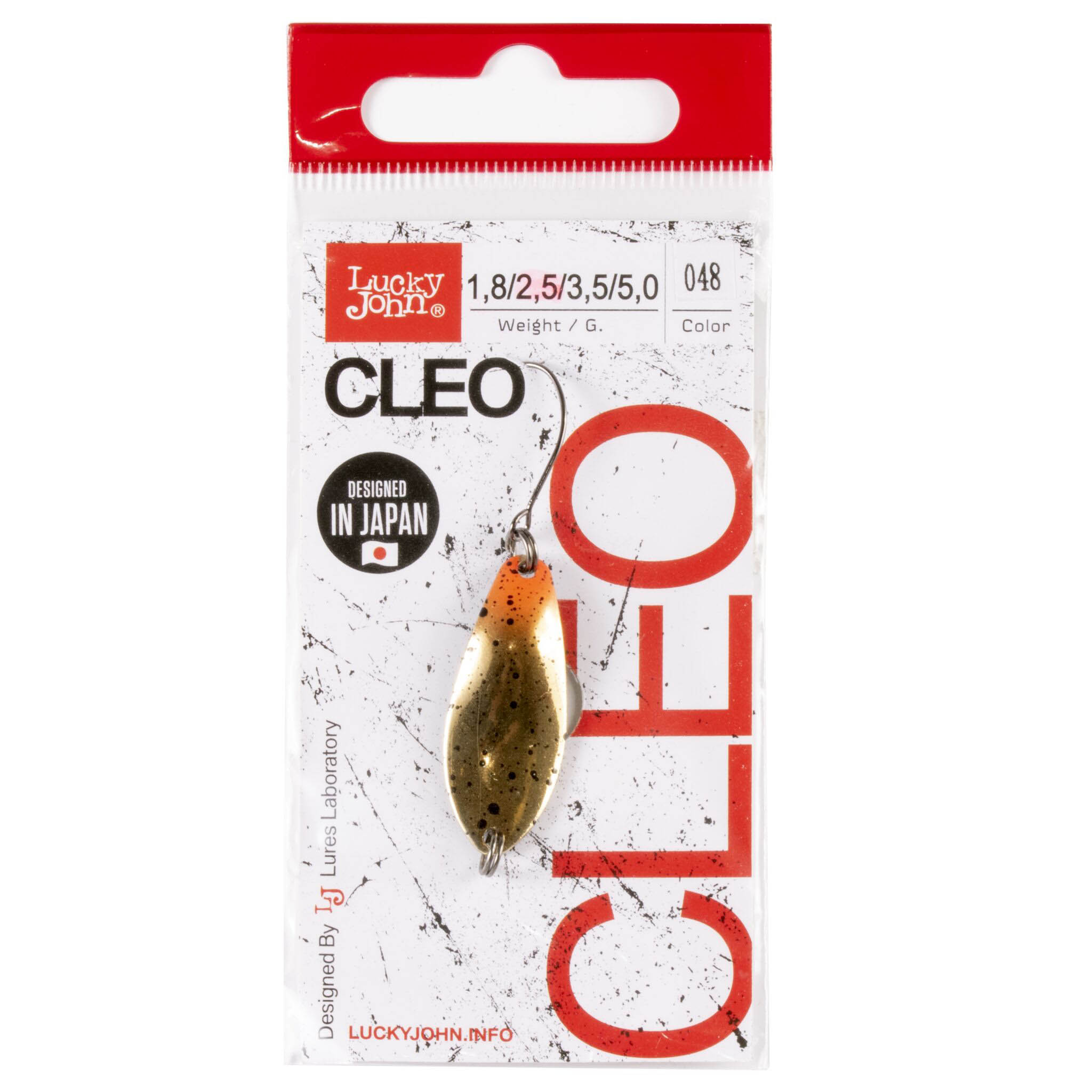Колеблющаяся Блесна Lucky John Cleo 2,5 гр 31 мм 048   LJCL25-048 — крупный план
	                                    2