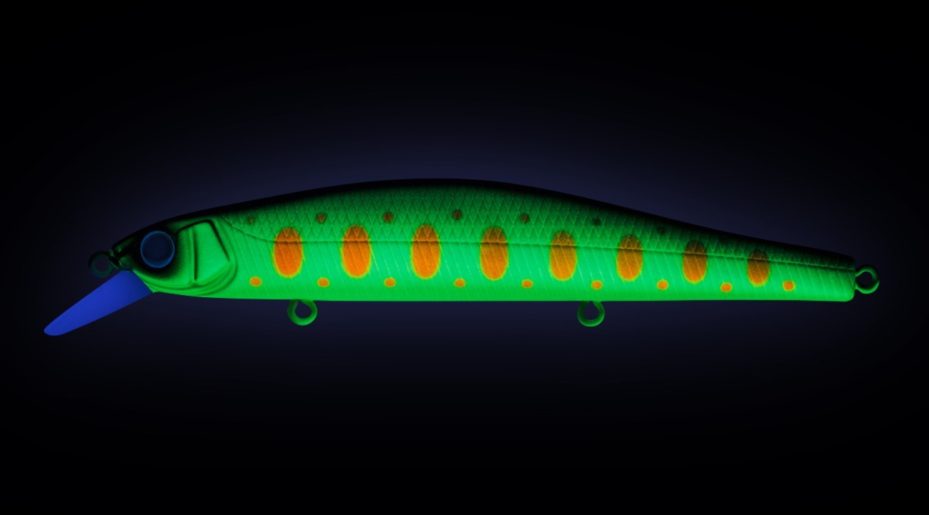 Воблер Strike Pro Inquisitor 130SP A209S Acid Mat Char 26,5 гр   EG-193C-SP#A209S — крупный план
	                                    1