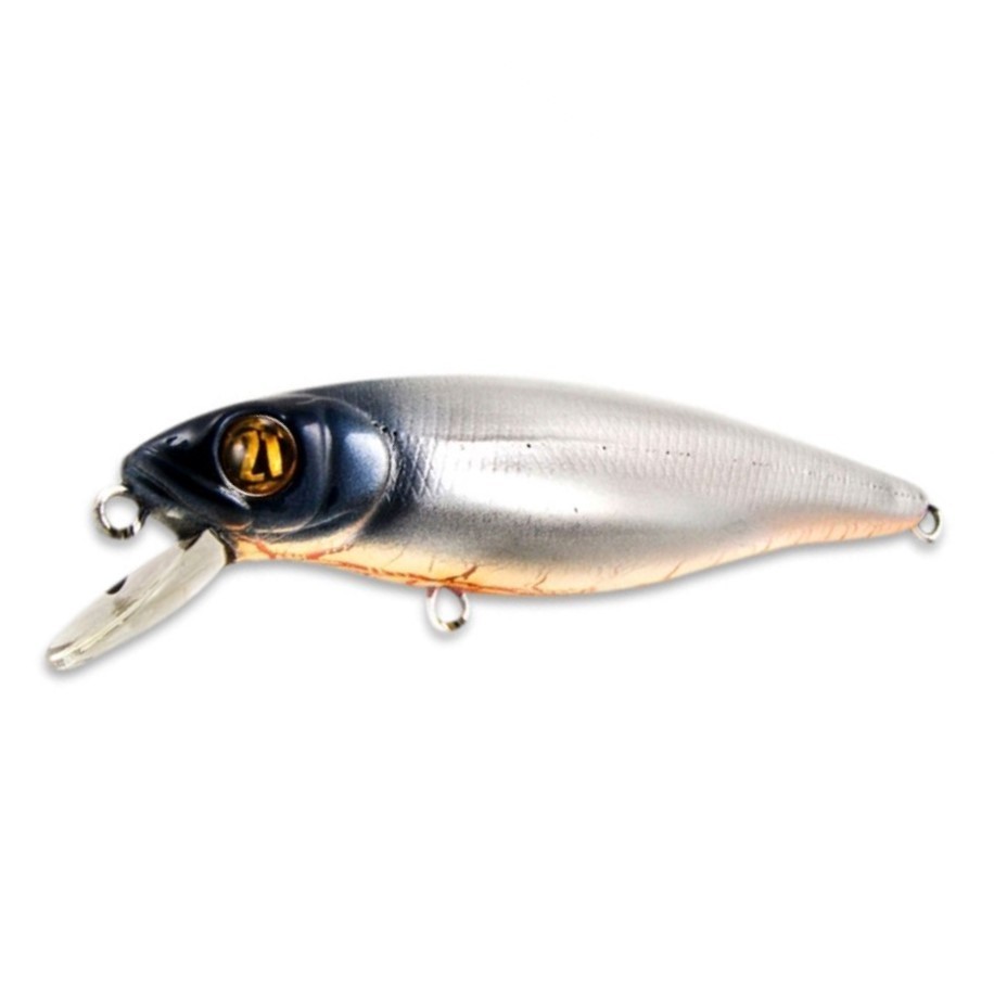 Воблер Pontoon 21 Greedy Guts 77F-SR 471 CB AL Ivory Black Silver 9 гр   P21-GGT-77F-SR-471 — характеристики,
	                                    особенности конструкции