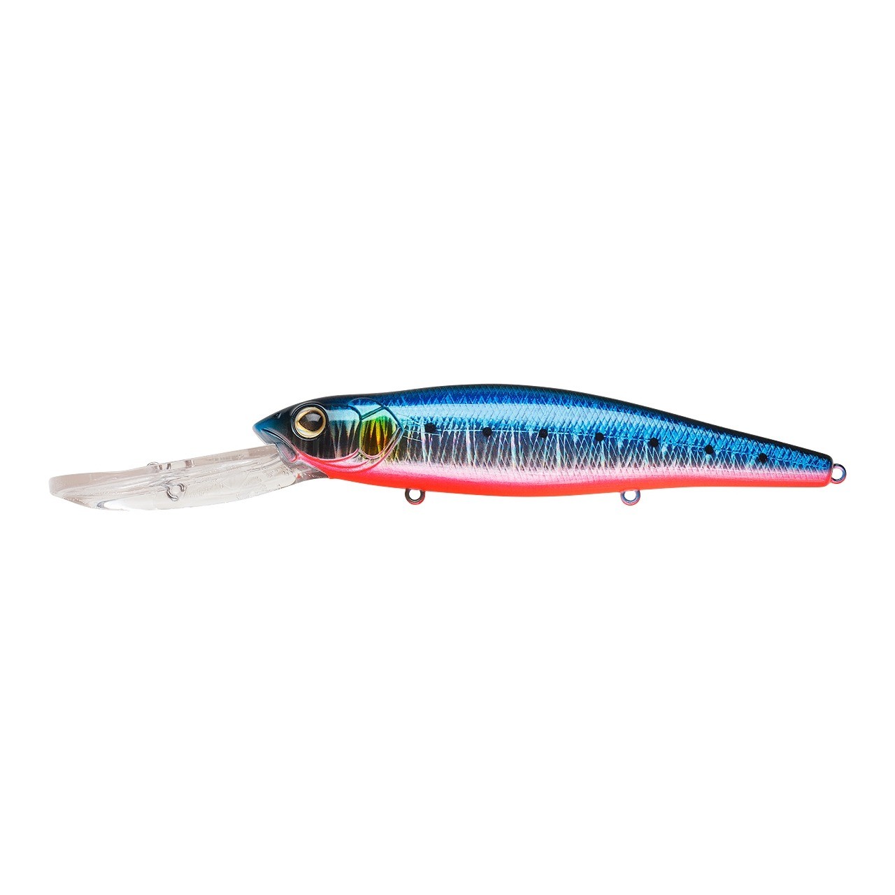 Воблер Strike Pro Deep Jer-O Minnow 130 A234-SBO-LU Blue Back Silver OB Fluo 31 гр   EG-054F#A234-SBO-LU — характеристики,  особенности конструкции