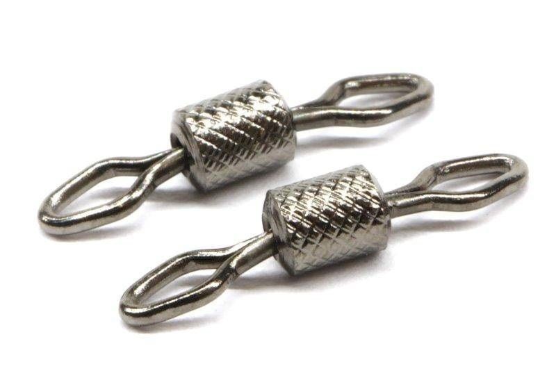 Вертлюг Kosadaka Роликовый рифленый №8 10 шт    2002BN-8 — крупный план
	                                    1