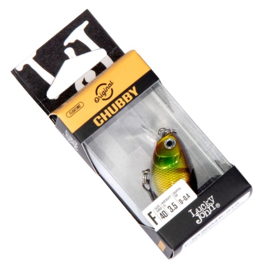 Воблер Lucky John Chubby 40F 010 3,5 гр Original  LJO2004F-010 — крупный план
	                                    2