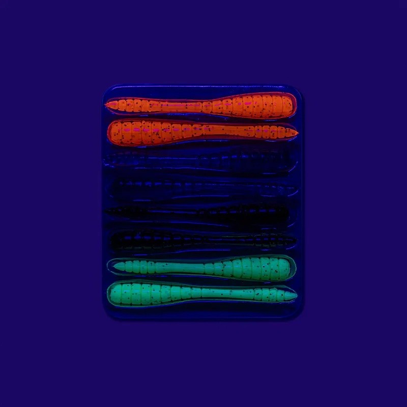 Силиконовая приманка CF Tipsy 2 50 мм 8 шт M20   9-50-M20-6 — крупный план
	                                    2