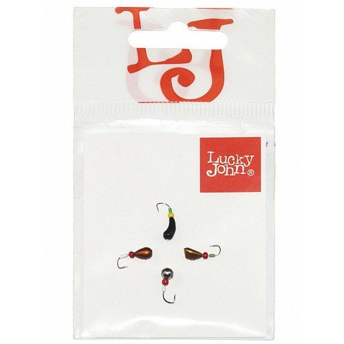 Мормышка Lucky John Набор 0,65 гр MIX6 Уралка 0,45г; Дрейссена 0,65г; Шар 0,25г; Капля 0,45г  8219-06N — характеристики,  особенности конструкции