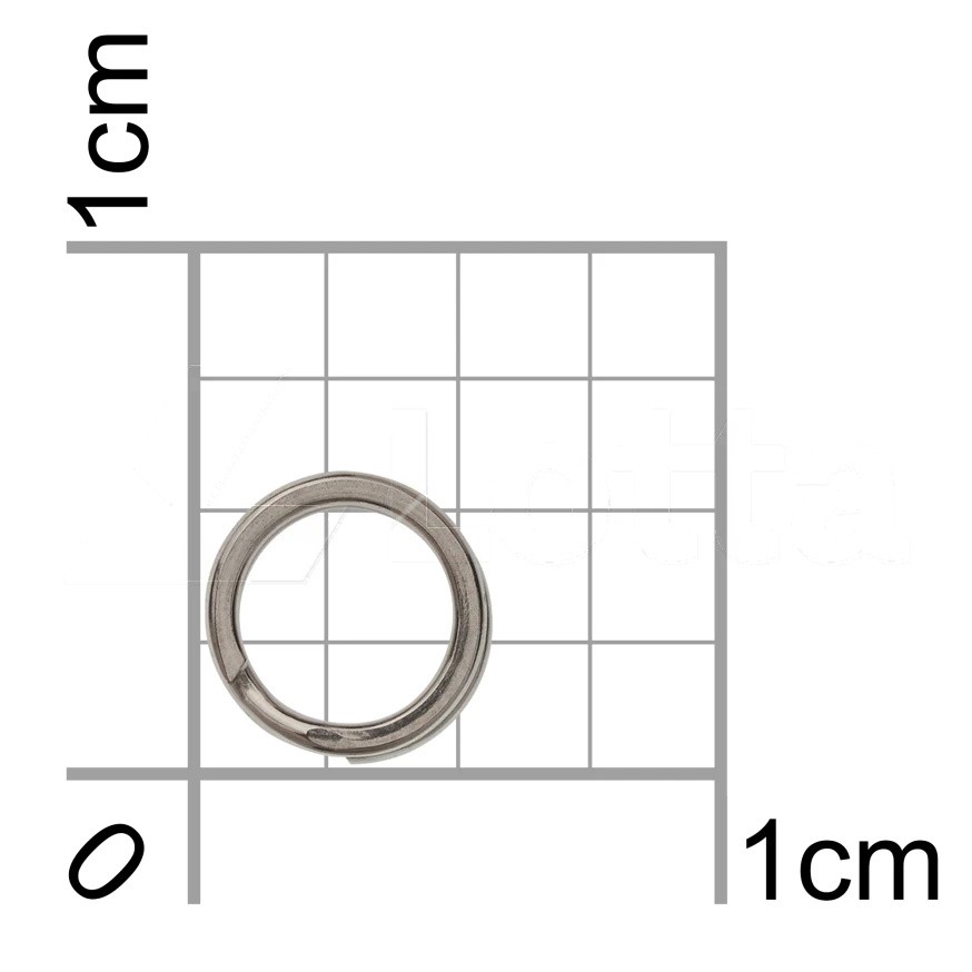 Кольцо Заводное BKK Split Ring-41  №3 9 кг 20 шт    D-SP-1035 — крупный план
	                                    2