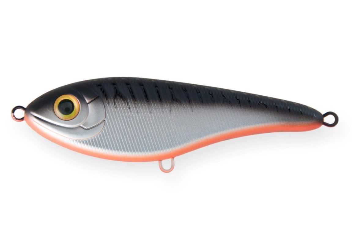 Воблер Strike Pro Buster Jerk II Shallow Runner CA06ES Grey Shadow 37 гр   EG-049#CA06ES — характеристики,
	                                    особенности конструкции