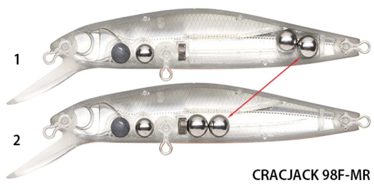 Воблер Pontoon 21 CrackJack 98F-MR 070 Fire Tiger 15,5 гр   P21-CRJ-98F-MR-070 — крупный план
	                                    1