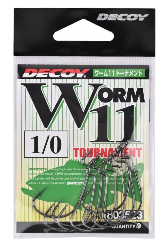 Крючок Офсетный Decoy Worm 11 Tournament №2/0 8 шт — крупный план
	                                    1