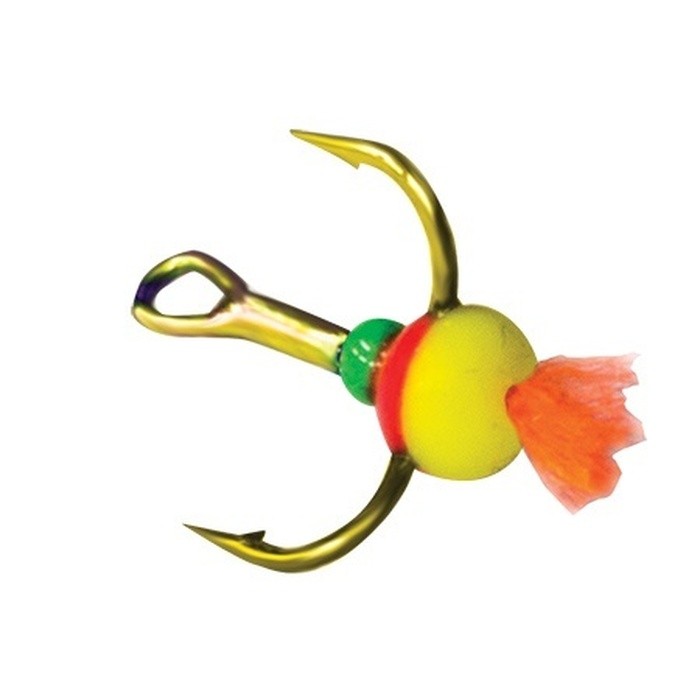 Крючок Тройной Ecopro Saikyo Тип Gold №4 5 шт    EP-TKG10-04 — характеристики,  особенности конструкции