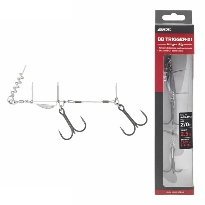 Стингер BKK BB Trigger 21 №4/0 1 шт    A-EU-0114 — крупный план
	                                    1