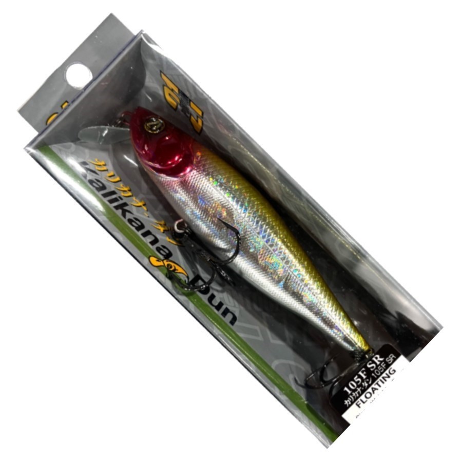 Воблер Pontoon 21 Kalikana Dun 105F-SR A16 Black Back Red Head 17,6 гр   P21-KALD-105F-SR-A16 — крупный план
	                                    1