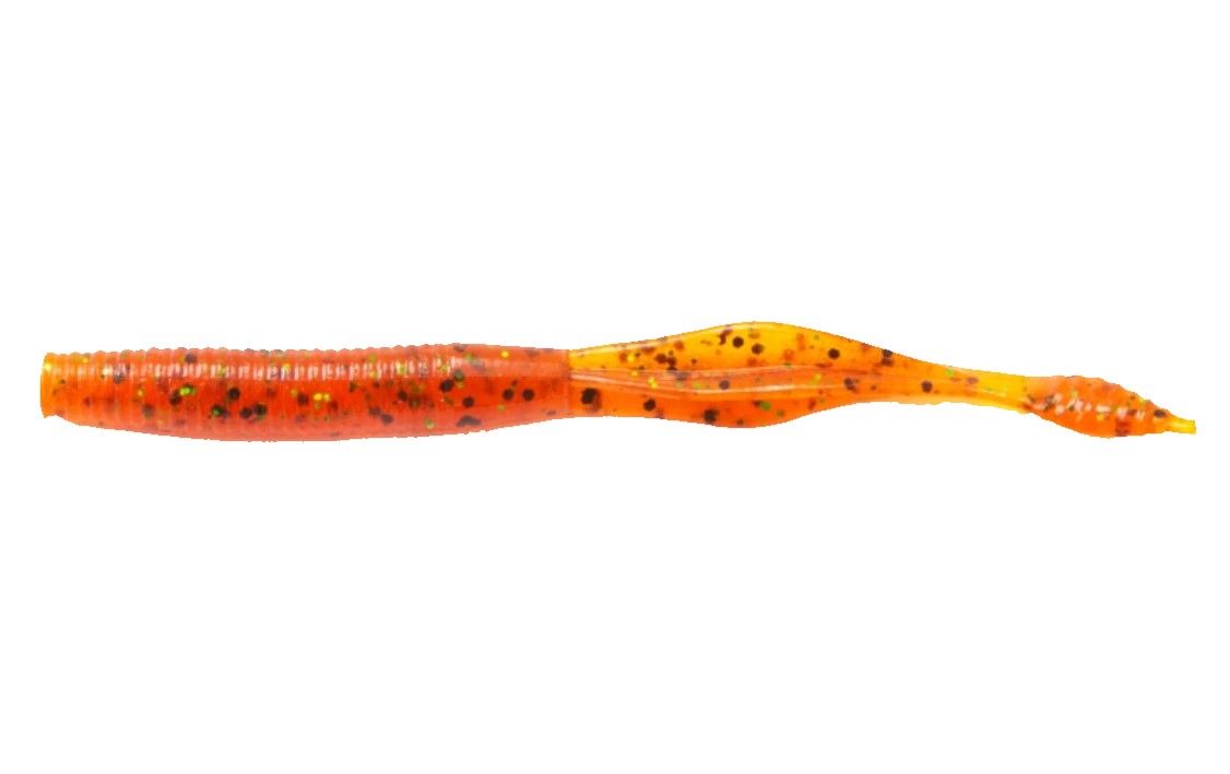 Силиконовая приманка Fish Arrow Candle Tail 3.5 88 мм 10 шт 196-Pumpkin/Black Green   FACT35196 — характеристики,
	                                    особенности конструкции