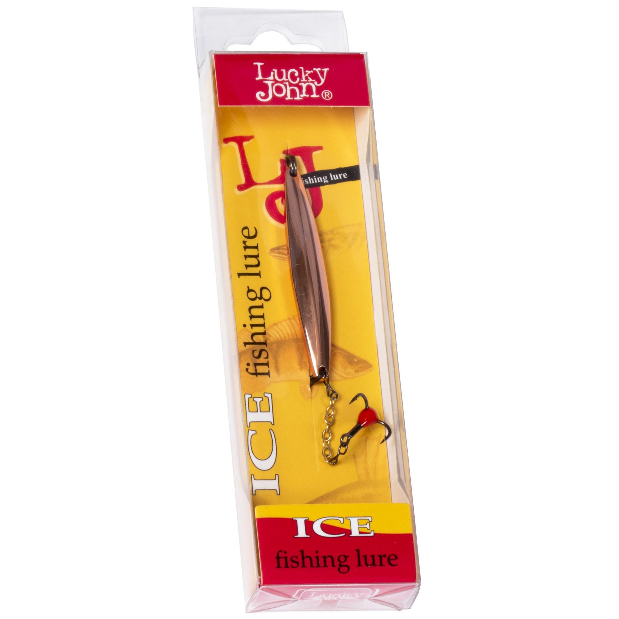 Зимняя Блесна Lucky John Nail Blade 6,5 гр 45 мм C С цепочкой и тройником  LJNB45-C — крупный план
	                                    1