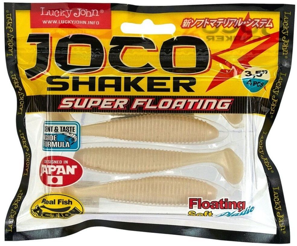 Силиконовая приманка Lucky John Joco Shaker 3.5in 89 мм 4 шт F33 Pro Series  140302-F33 — крупный план
	                                    2