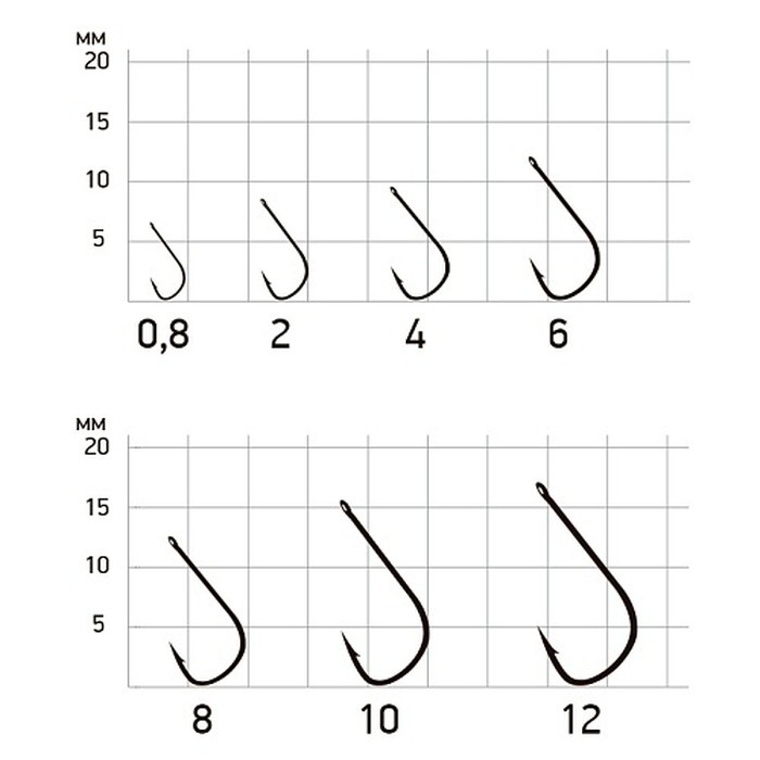 Крючок Одинарный Saikyo KH-10006 Sode Ring №4 10 шт BN   KH-10006BN4-10 — крупный план
	                                    1
