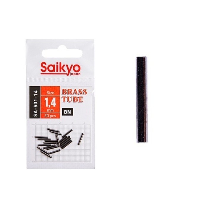 Обжимная трубка Saikyo Brass Tube №14 20 шт  BN   SA-601-14 — характеристики,  особенности конструкции
