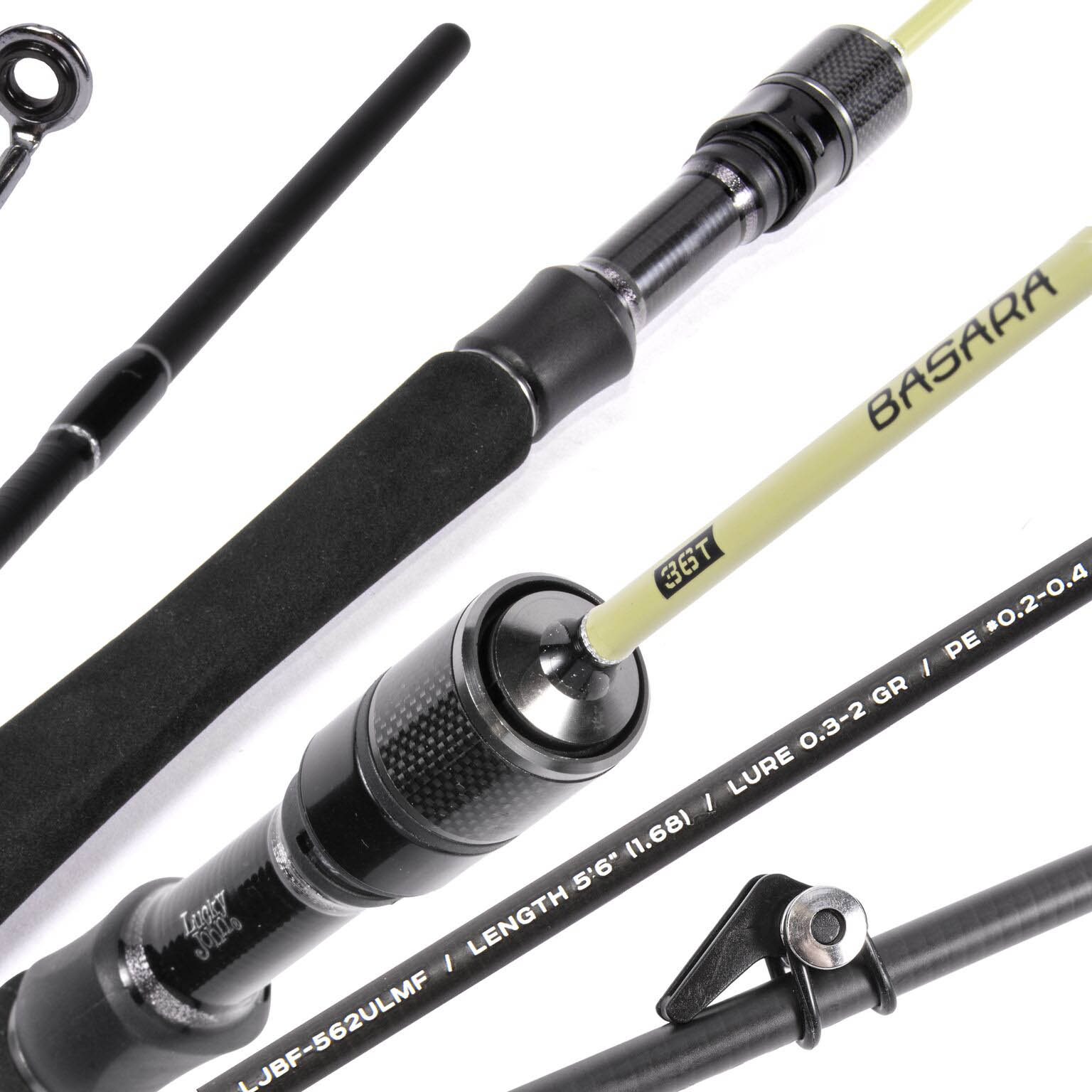 Спиннинг Lucky John Basara Faktor 562ULMF 168 см 0,3 - 2 гр    LJBF-562ULMF — крупный план
	                                    1