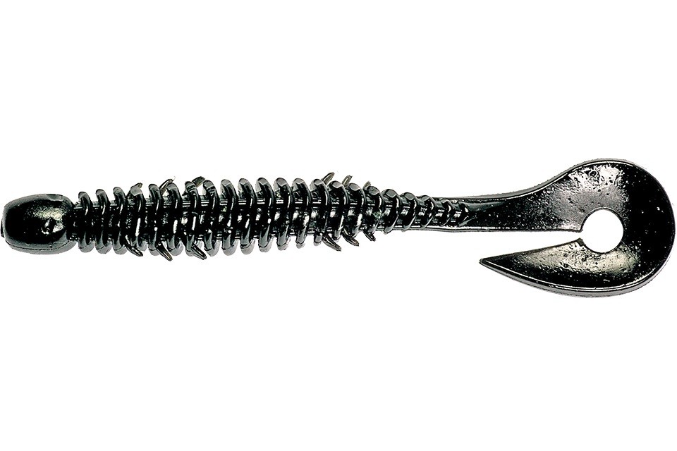 Силиконовая приманка Jackall Wobbring 3.0 76 мм 10 шт Solid Black — характеристики,
	                                    особенности конструкции
